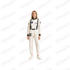 NASA Astronaut Costume Jumpsuit Spirit  Size S  Space Shuttle  Holiday Party